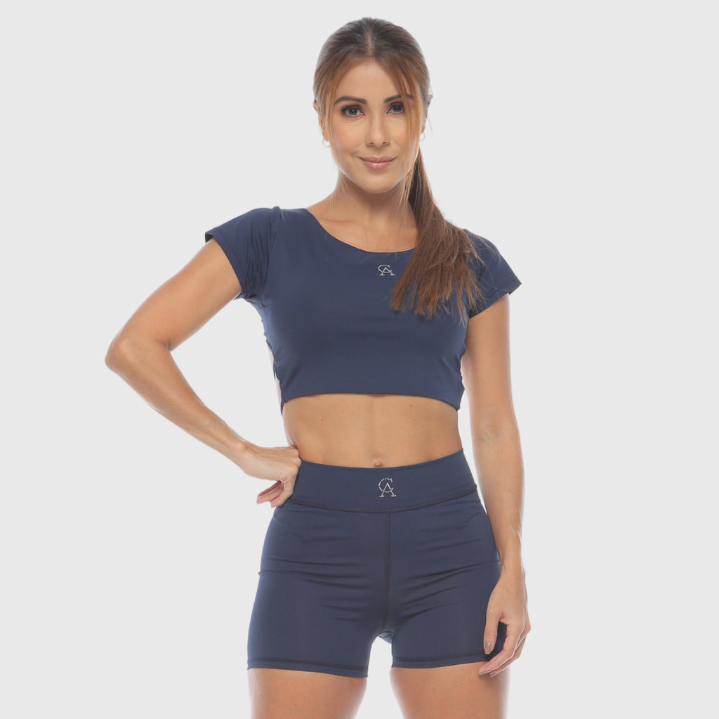 SHORT FLUIDEZ AZUL