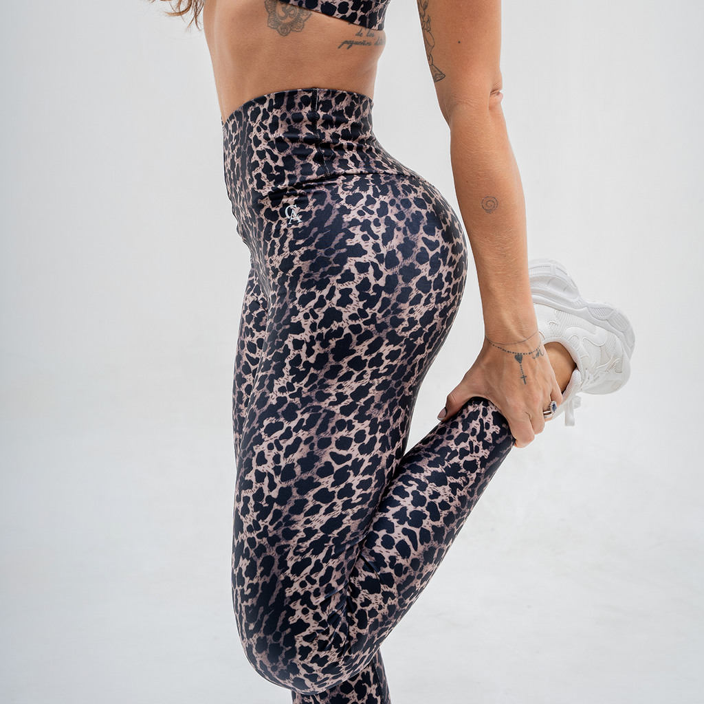 LEGGINGS DEPORTIVOS RESISTENCIA ANIMAL PRINT